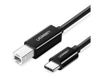 Kabel USB UGREEN Kabel USB-C 2.0 do USB-B US241 do drukarki 1m czarny